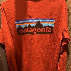 Patagonia long sleeve red
